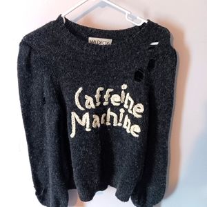 Wild fox wool sweater